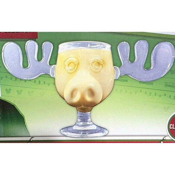 New Christmas Vacation Glass Moose Mug National Lampoon Holiday Classic Cup 8 Oz - Picture 4 of 5